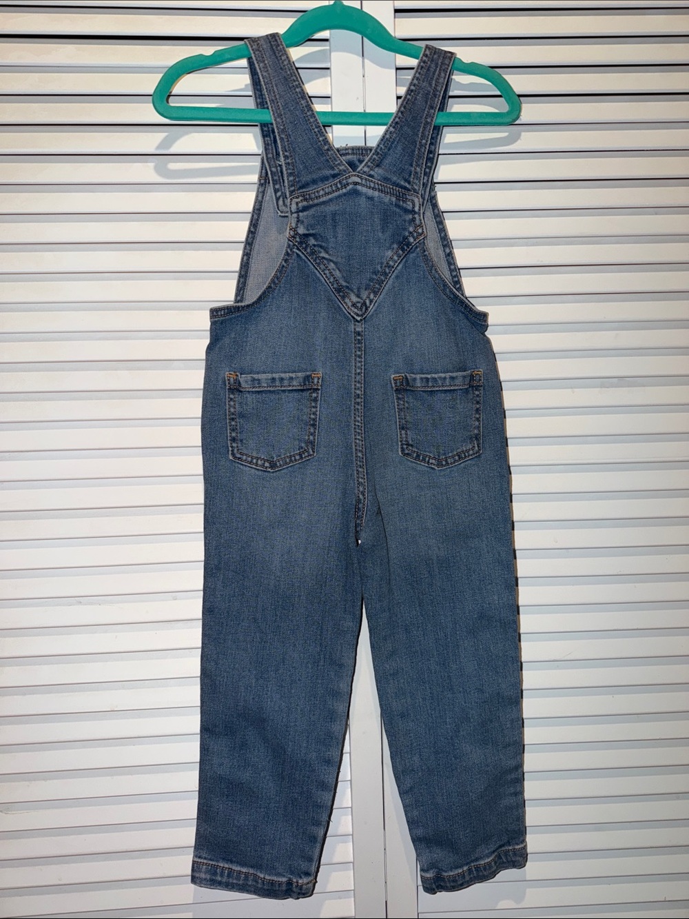 Old Navy Light Blue Kids Denim Overalls - Picture 3 of 3
